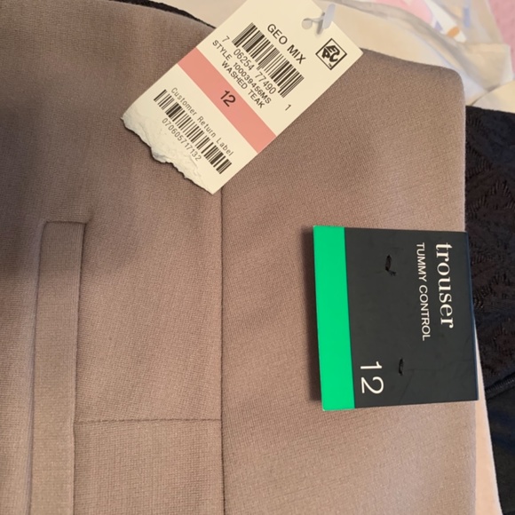 NWT flared leg tan trousers - Picture 2 of 3